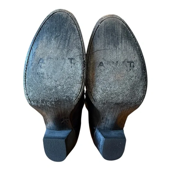 Ariat Women's Hazen Western Boots with a snip toe 11B Black 10014099 - Picture 9 of 11